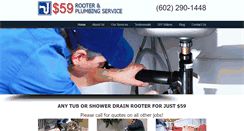 Desktop Screenshot of 59rooterandplumbing.com